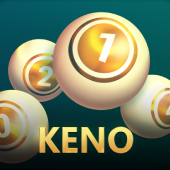 Keno square game icon